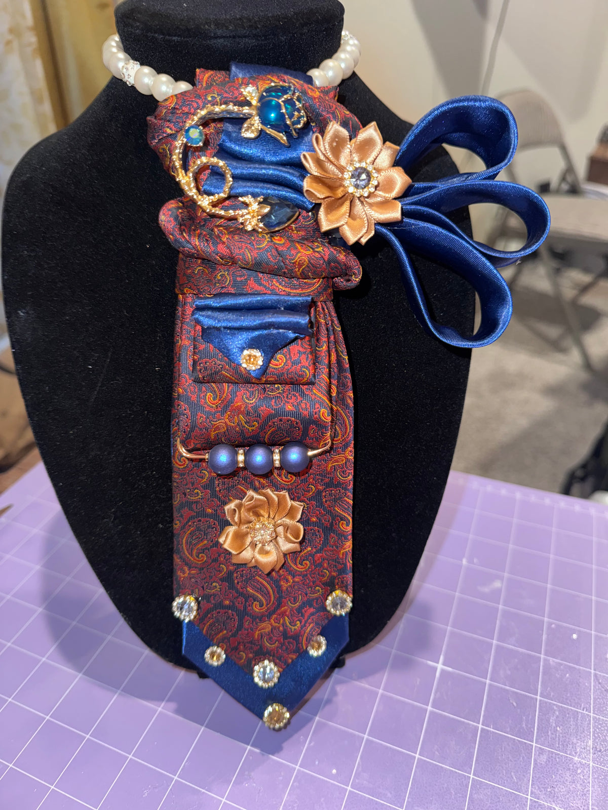 #11 Fall Navy Selah Tie
